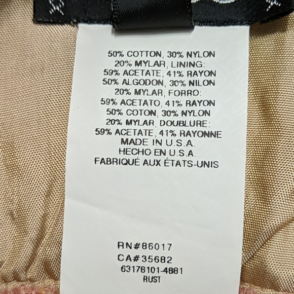 Bebe vintage pink and gold lace top - Picture 8 of 11